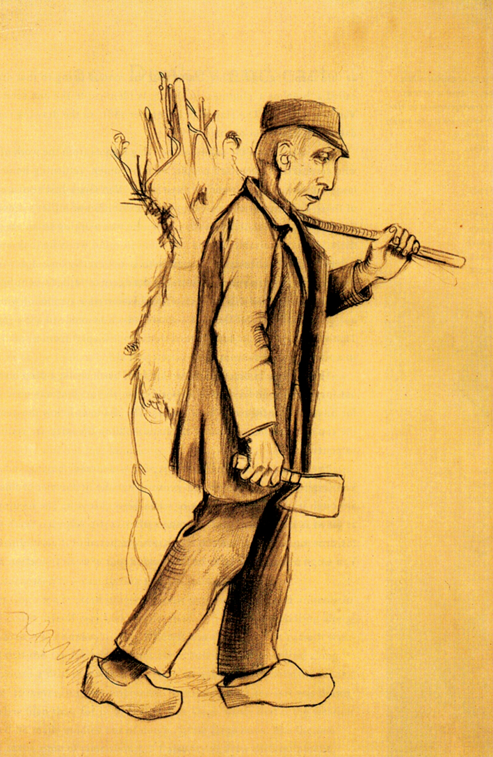  文森特·威廉·梵高  Vincent Willen Van Gogh —— 伐木工 (2)